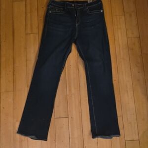 True Religion Women's Boot Cut Jeans in Deep Blue